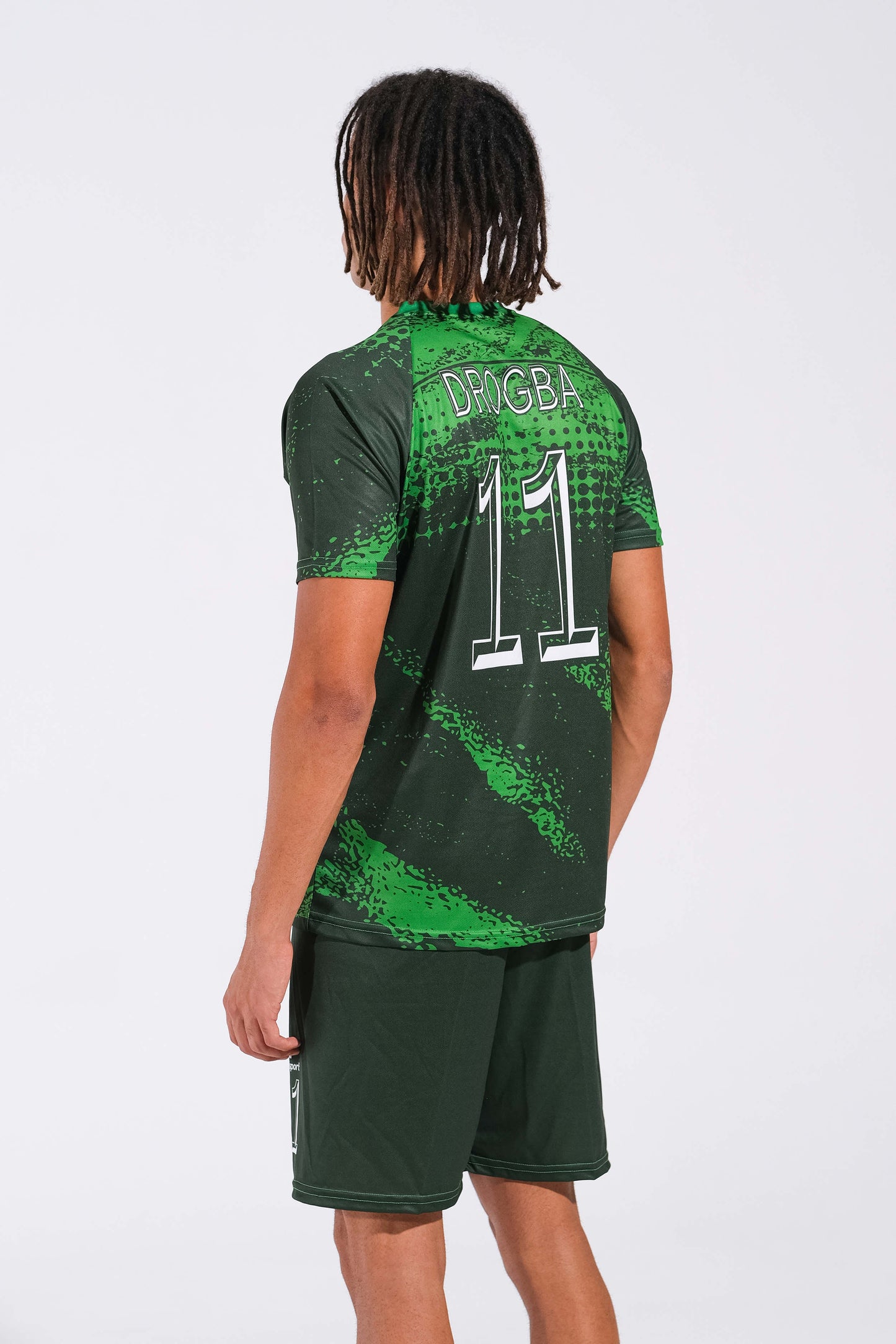 Fußball Trikot gestalten mit Rückennummer – grün