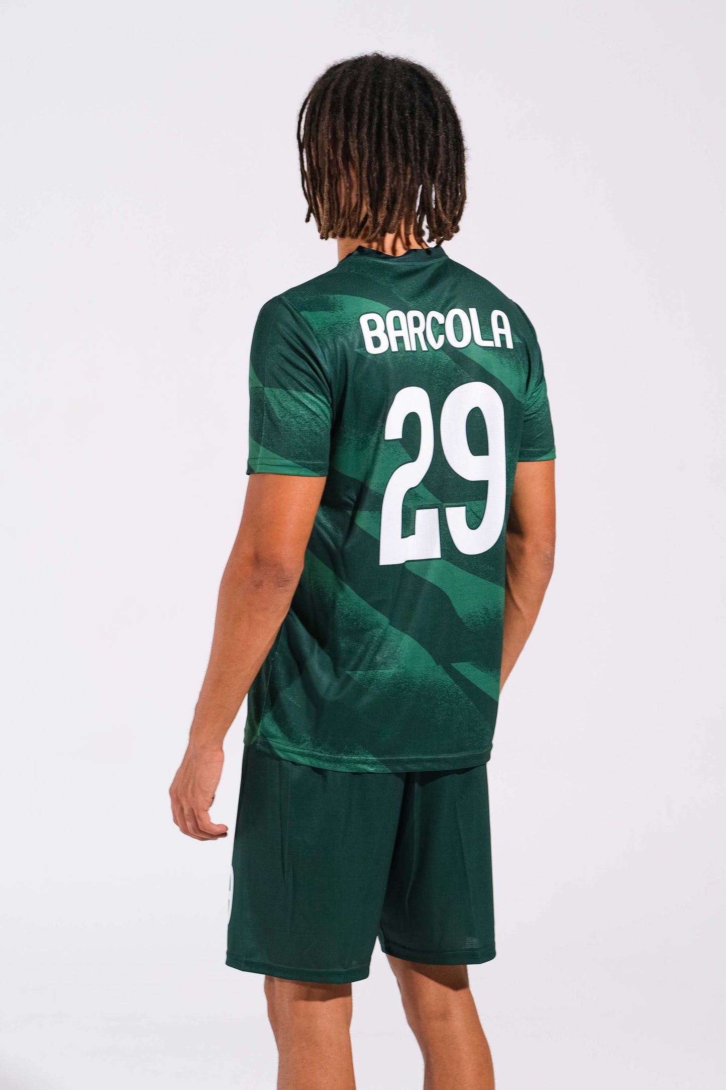 Fußball Trikot gestalten mit Rückennummer – green weiss