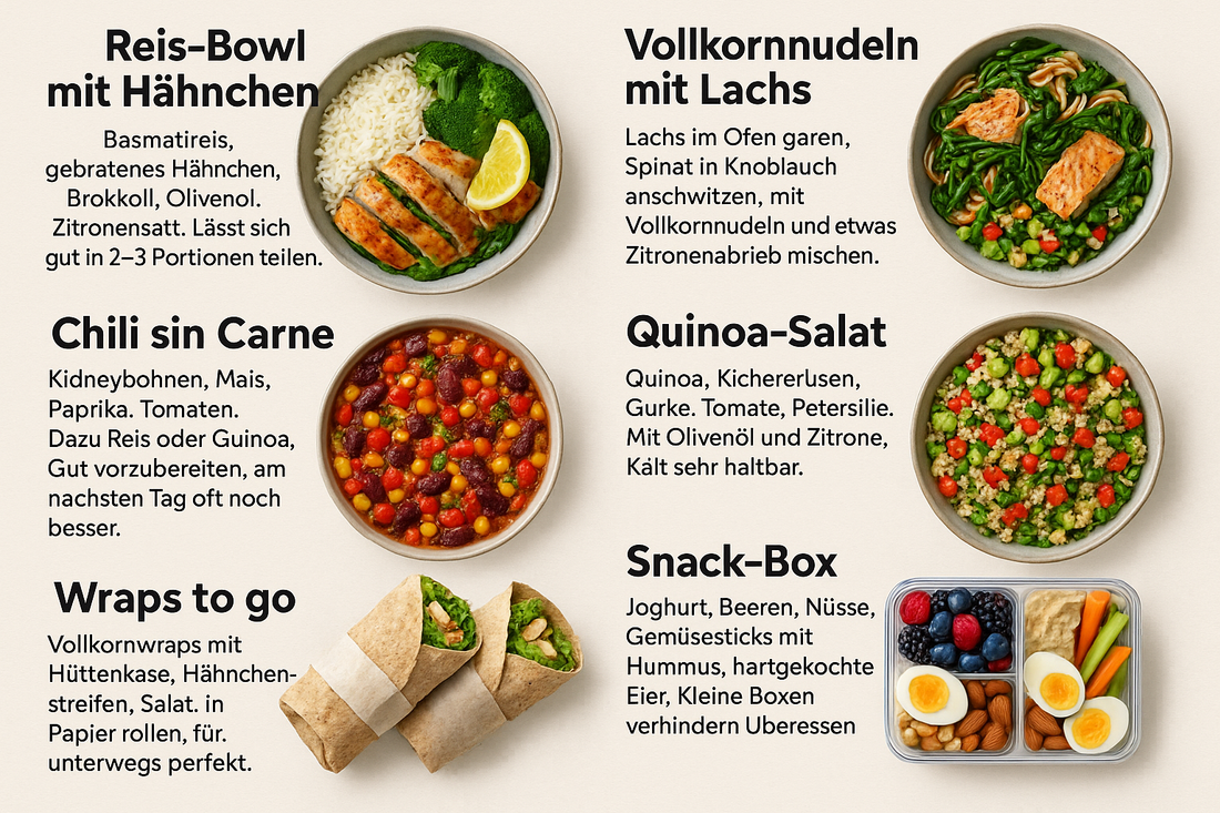 Meal-prep für Sportler